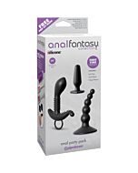 Plug black anal party pack