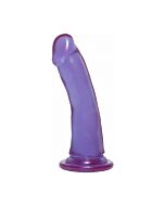 Crystal jellies slim dong 16cm - morado