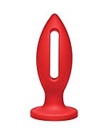 Plug luge 5 cm rojo