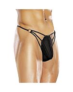 Male power cage g-thong tanga negro