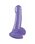 Basix gelatin penis suction lila 18 cm