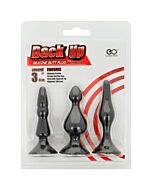 BACK UP KIT MINI PLUGS ANALES SILICONA