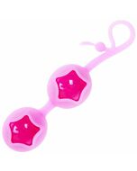 Cute lila love balls silicone