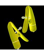 Nipple clamps with purple vibrator