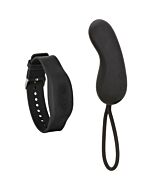 Silicone bullet with remote control - black