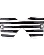 Bad romance translucent / black mask with seams