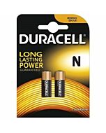 Duracell pila alcalina mn9100 n lr1 1,5v blister*2