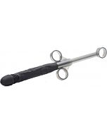 Jizz shooter dildo de silicona - negro