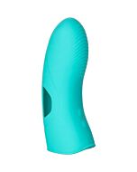 Marvelous silicone tickler - turquoise silicone thimble