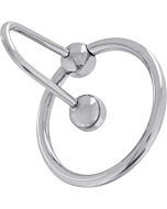 Steel spermstopper ring - 28 mm - silver