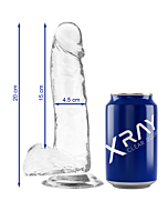 Clear Light Transparent Crystal Dildo