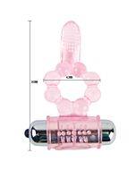 Vibrating Tongue Ring Pink