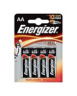 Energizer AA LR6 Alkaline Batteries - Pack of 4 Units