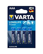 Blister Varta AAA Longlife Power (Pack of 4)