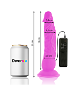 FlexiVibe - Flexible Vibrating Dildo 21cm - Lilac