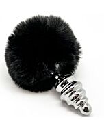 Sensual Black Spiral Plug