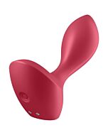 Red Velvet Anal Vibrating Plug