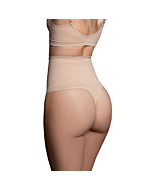 InvisiSculpt Beige Thong Shapewear