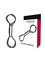 Black Cotton Handcuffs