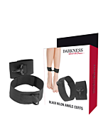 Dark Nylon Ankle Cuffs
