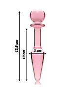 Pink Nebula 13.5 cm Plug - Ibiza Glass