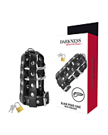 Leather Cage DarkLock Padlock