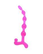 Pink BendyTwist Flexible Anal Beads
