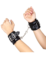 Black Velvet Handcuffs