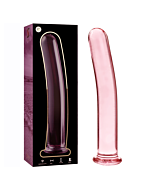 Pink Nebula Crystal Glass Dildo 18.5x3 cm