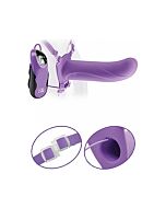 Fetish fantasy elite hollow harness vibrator 15 cm lila