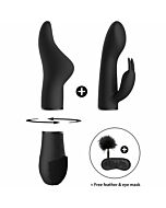 Pleasure kit 1 - two vibrating toys - black