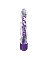 Mr. twister metallic vibrador con funda - morado