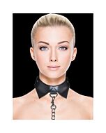 Ouch exclusive black collar and leash