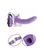 Fetish fantasy elite hollow harness vibrator 22 cm lila