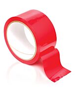 Fetish fantasy red tape bondage