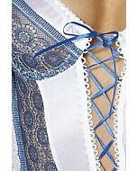 Passion eleni white shirt & thong l / xl