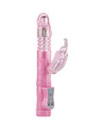 Vibrator poke me up and down bubblegum pink butterfly