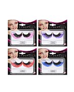 12 pack false eyelashes princess