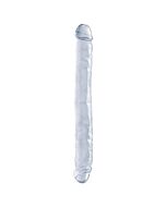 Basix double transparent jelly penis 34 cm