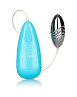 Bala vibradora con mando y waterproof - azul