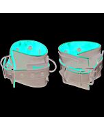 Restricciones tobillos negro y rojo