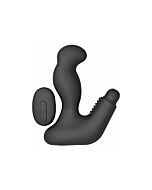 Max 20 masajeador dildo unisex con control remoto negro