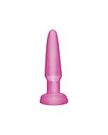 Anal plug Basix gelatin mini pink 9 cm