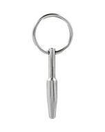 Mini fucker penisplug - 8 mm - plata