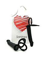 Saninex duplex - plug vibrador con anillos