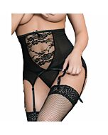 Floral Queen Garter Thong