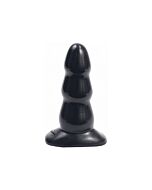 anal plug with black medium undulations