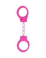 Metal handcuffs roses