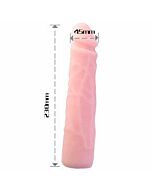 Dildo silicona tacto piel realistico 23 cm