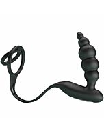 Pretty love bottom - anillos pene con plug vibrador